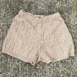 Sparkle and fade sweater shorts size small